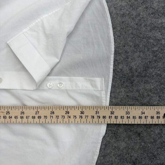 Calvin Klein Men's Active Performance Dress Shirt White 16-16.5 36/37, Size L - Picture 10 of 12